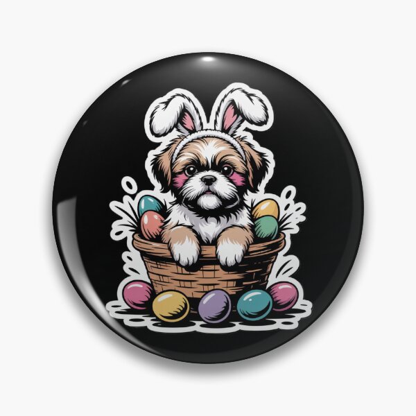 Artikelvorschau, Shih Tzu Osterhund entworfen und verkauft von theartfulaspie.