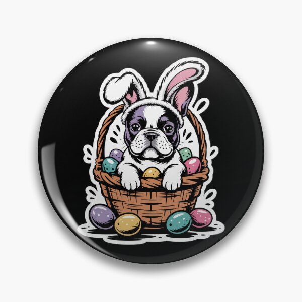 Artikelvorschau, Französische Bulldogge Osterhund entworfen und verkauft von theartfulaspie.