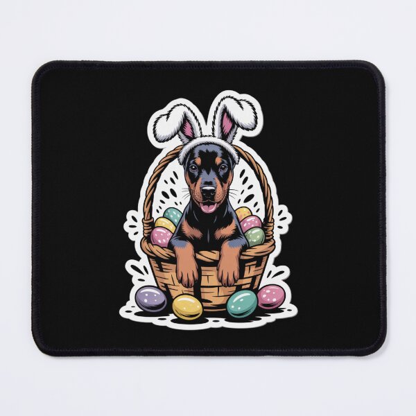 Item preview, Doberman Easter Dog designed and sold by theartfulaspie.