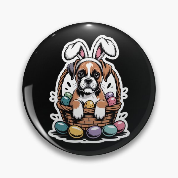 Artikelvorschau, Boxer Osterhund entworfen und verkauft von theartfulaspie.