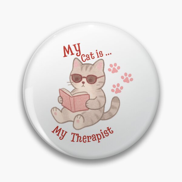 Item preview, My cat is my therapist  designed and sold by Ink & Soul.