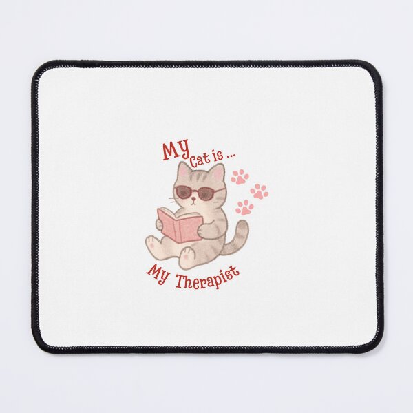 Item preview, My cat is my therapist designed and sold by Ink & Soul.