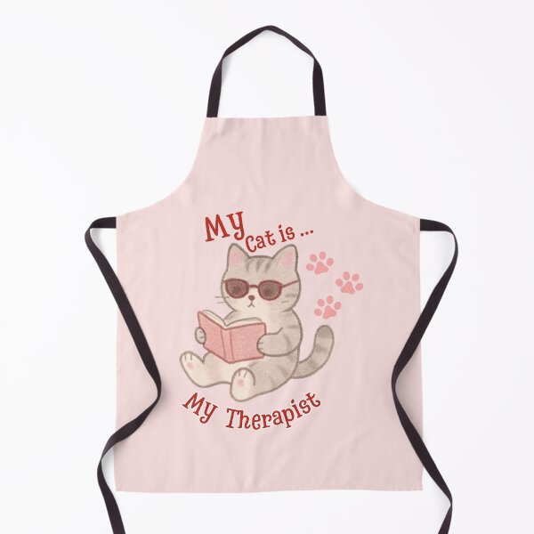 Item preview, My cat is my therapist designed and sold by Ink & Soul.