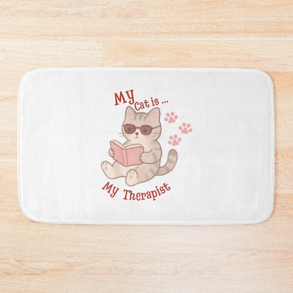 Item preview, My cat is my therapist  designed and sold by Ink & Soul.