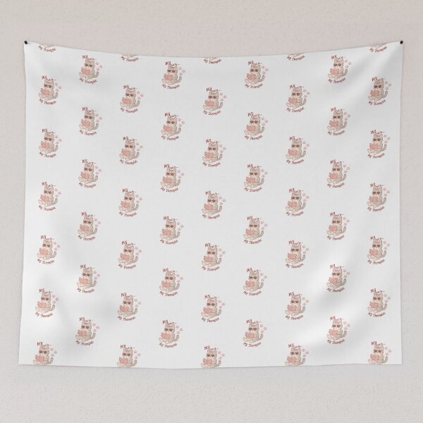 Item preview, My cat is my therapist  designed and sold by Ink & Soul.