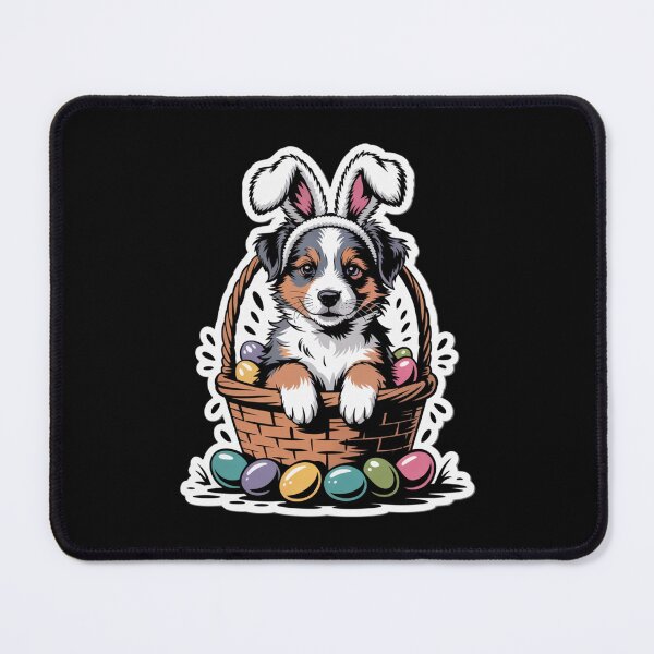Item preview, Australian Shepherd Easter Dog designed and sold by theartfulaspie.