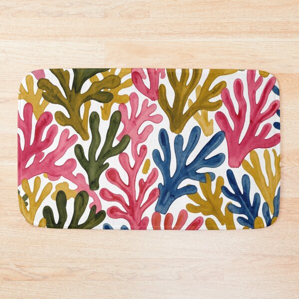 Item preview, Colorful Coral Reef Watercolor Pattern designed and sold by laterkatergator.