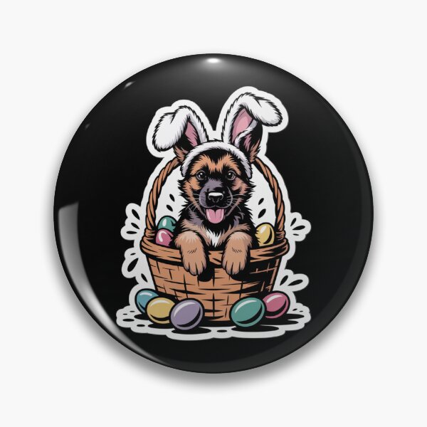 Artikelvorschau, Deutscher Schäferhund Osterhund entworfen und verkauft von theartfulaspie.