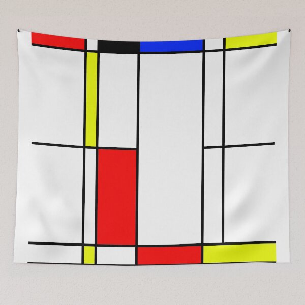 Item preview, Mondrian - Abstract one T4R designed and sold by ArtPlus+.