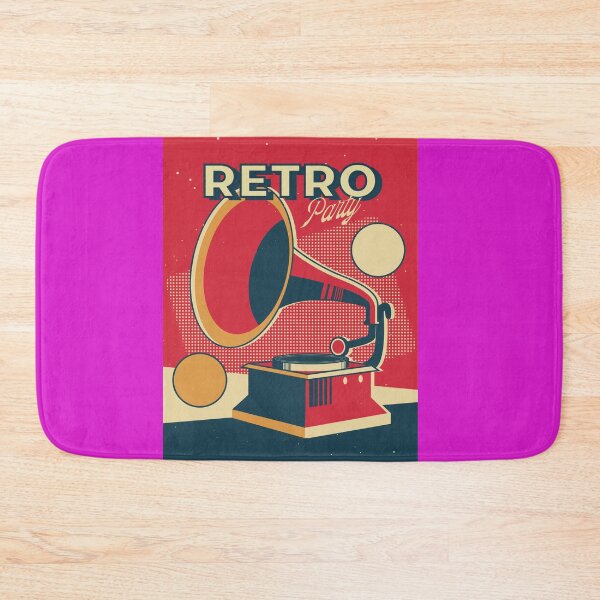 Item preview, "Retro Party - Vintage Pop Art Style Gramophone designed and sold by Hipatye26.