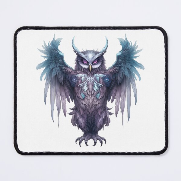Item preview, Ghost Black Owl Spooky Halloween - Gothic Nocturnal Spirit Art designed and sold by FuzionRaptor.