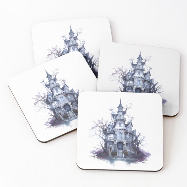 Item preview, Giant Haunted House Spooky Halloween - Gothic Horror Mansion Art designed and sold by FuzionRaptor.