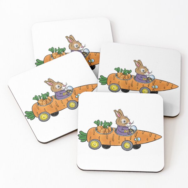 Item preview, Bunny in Carrot car designed and sold by artwithmegz.