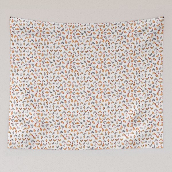 Item preview, Small But Mighty Little Chicken Pattern designed and sold by Karlena Lewin Studio.