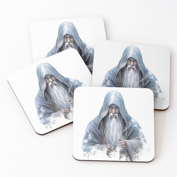 Item preview, Old Wizard Man Spooky Halloween - Ancient Mystic Fantasy Mage Art designed and sold by FuzionRaptor.
