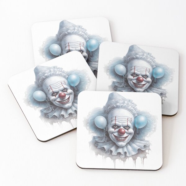 Item preview, Scary Clown Spooky Halloween - Creepy Evil Circus Horror Art designed and sold by FuzionRaptor.