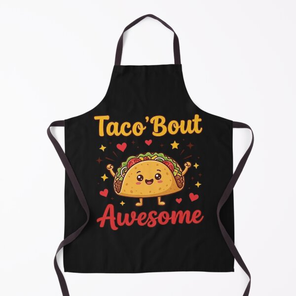 Item preview, Taco Bout Awesome T-Shirt, Funny Taco Lover Gift, Cute Kawaii Food Graphic Tee designed and sold by HB ART.