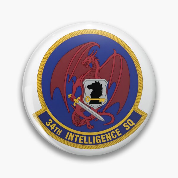 Item preview, Official Emblem of the 34th Intelligence Squadron designed and sold by CharlieDesings.