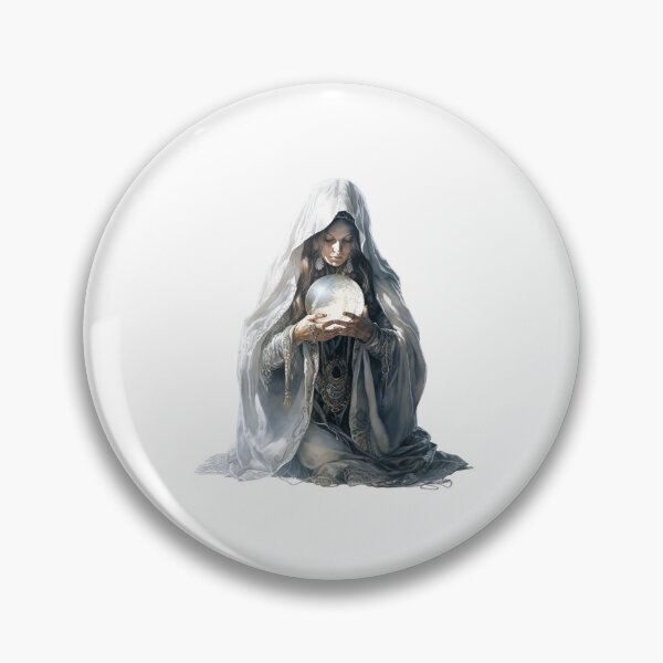 Item preview, Victorian Fortune Teller Crystal Ball - Gothic Mystic Halloween Art designed and sold by FuzionRaptor.