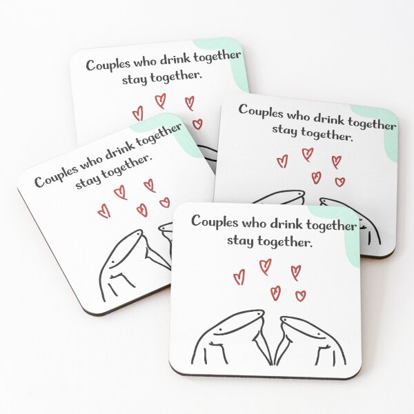 Item preview, Couples Who Drink Together – Flork Love Meme designed and sold by alex-oliveira.