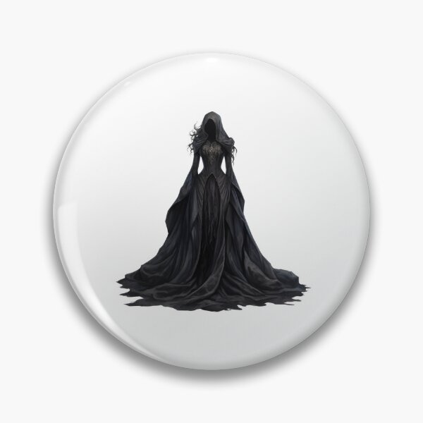 Item preview, Black Darkness Woman Dress Gothic Halloween - Ethereal Shadow Queen Art designed and sold by FuzionRaptor.