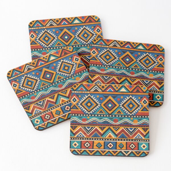 Item preview, Nubian Geometric Textile Pattern designed and sold by Myra365Art.