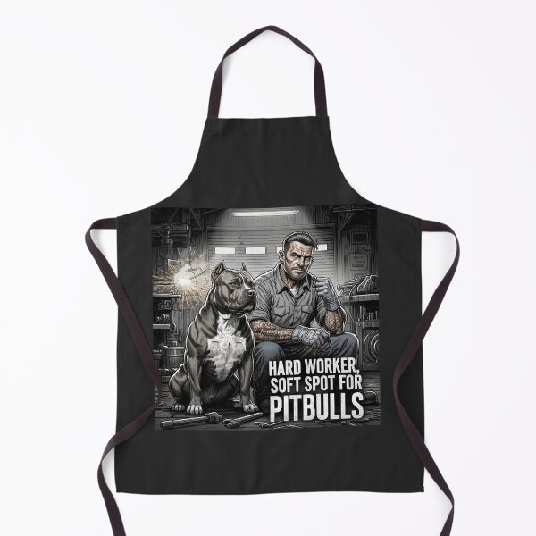Item preview, Hard Worker Soft Spot Pitbull designed and sold by PetJoyPrintsCO.