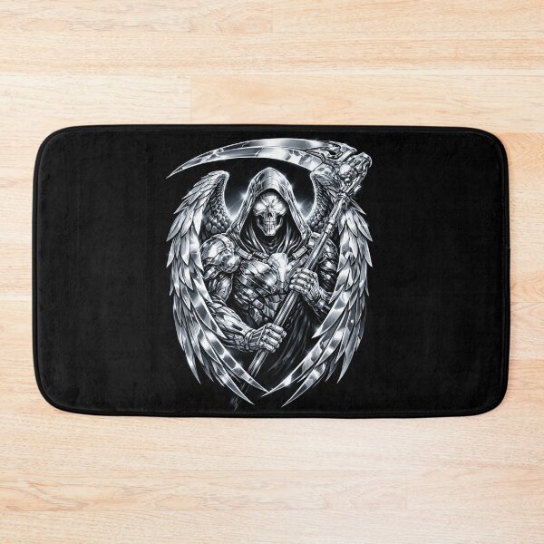 Item preview, Chrome Commander Grim Reaper Sticker – Futuristic Metallic Skull Reaper Sci-Fi Artrk Gothic Art designed and sold by MaulCabral Designs.