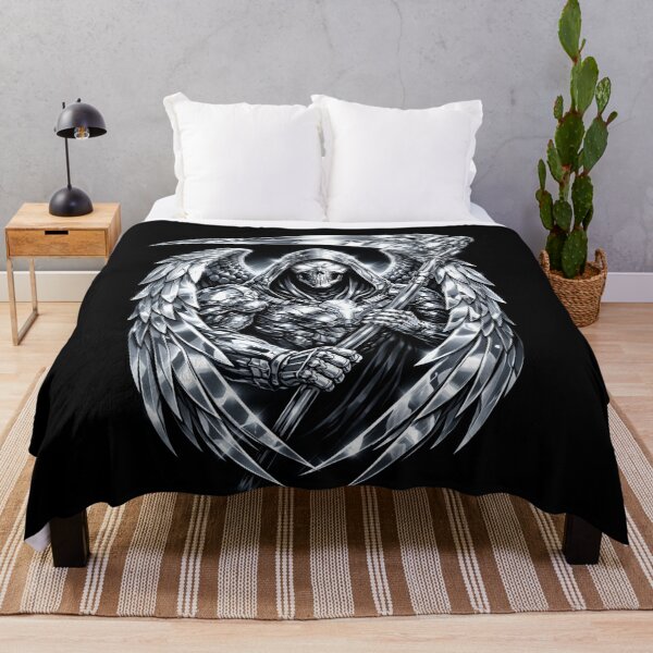 Item preview, Chrome Commander Grim Reaper Sticker – Futuristic Metallic Skull Reaper Sci-Fi Artrk Gothic Art designed and sold by MaulCabral Designs.