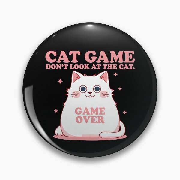 Item preview, Cat Game Don't Look At The Cat Game Over designed and sold by PatternGallery.