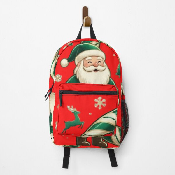 Item preview, Emerald Green Christmas Letter G – Cute Santa & Snowman Monogram designed and sold by ChaosModeArt.