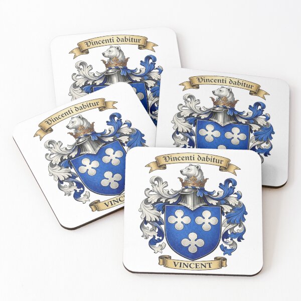 Item preview, The Vincent Family Coat of Arms designed and sold by BagTown Clans.