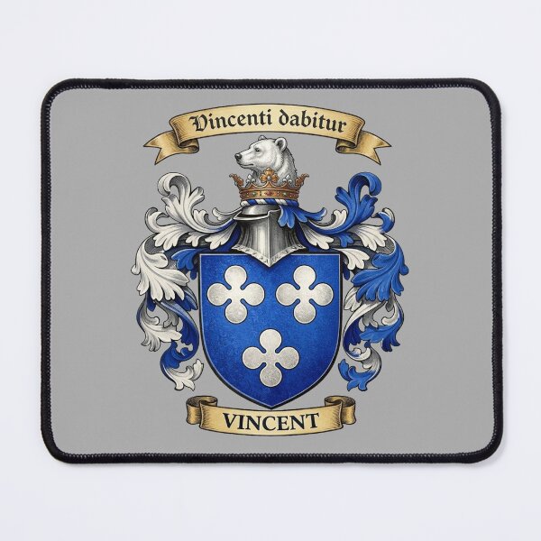 Item preview, The Vincent Family Coat of Arms designed and sold by BagTown Clans.