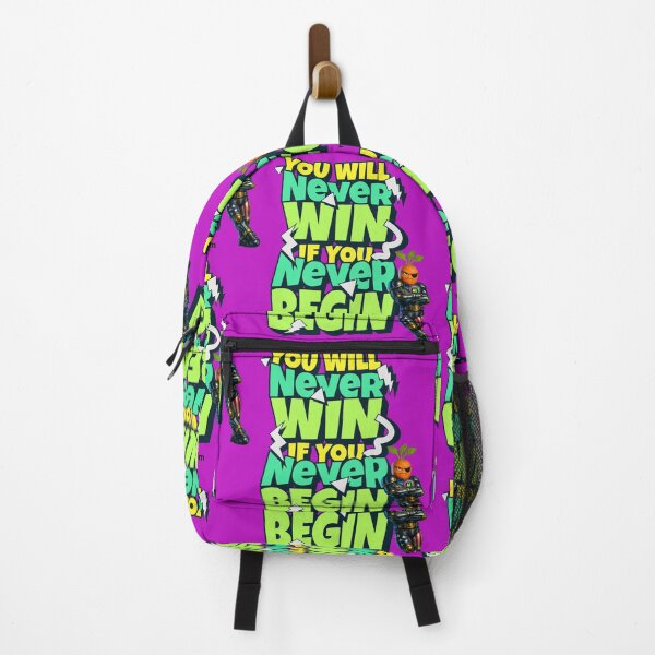 Item preview, You Will Never Win If You Never Begin – Motivational Quote designed and sold by RebelKarrot.