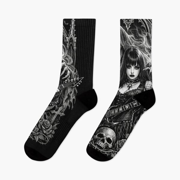 Item preview, Dark Gothic Musician with Grim Reaper designed and sold by Shirtaholism.