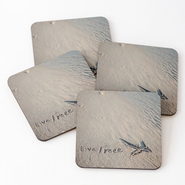 Item preview, Live Free Bird Drawing In Sand designed and sold by chase-thewave.