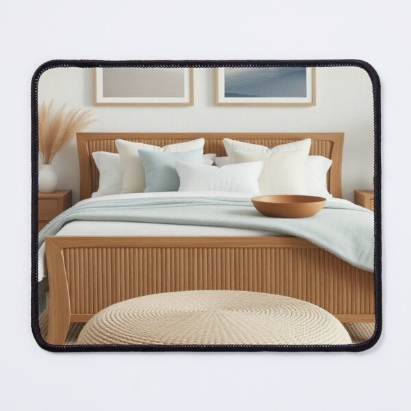 Item preview, Modern Japandi Coastal Bedroom Interior Design designed and sold by Jade Ado.