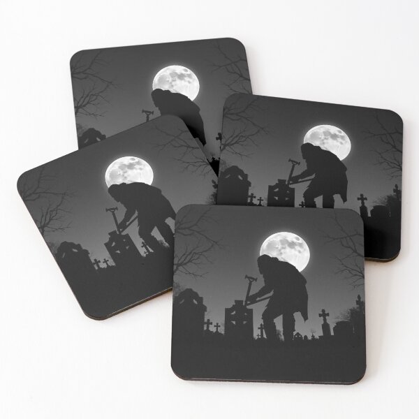 Item preview, Grave Digger Silhouette Full Moon Graveyard designed and sold by EllDAV777.