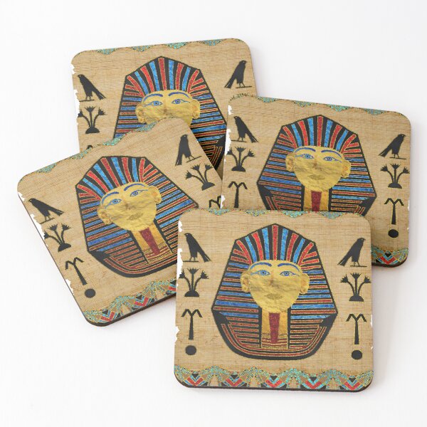 Item preview, Egyptian pharaoh  Ornament on papyrus  designed and sold by Nartissima.
