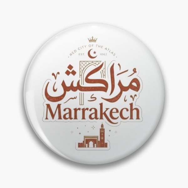 Item preview, Marrakech Morocco Arabic Calligraphy Typography Design designed and sold by MandalasLovers.
