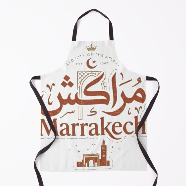 Item preview, Marrakech Morocco Arabic Calligraphy Typography Design designed and sold by MandalasLovers.
