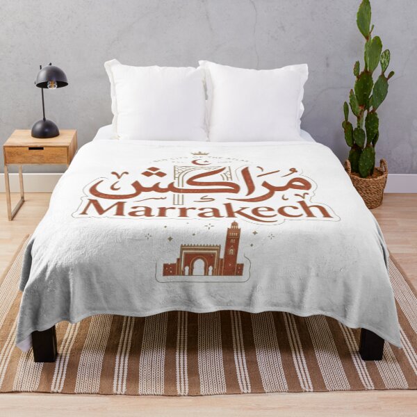 Item preview, Marrakech Morocco Arabic Calligraphy Typography Design designed and sold by MandalasLovers.