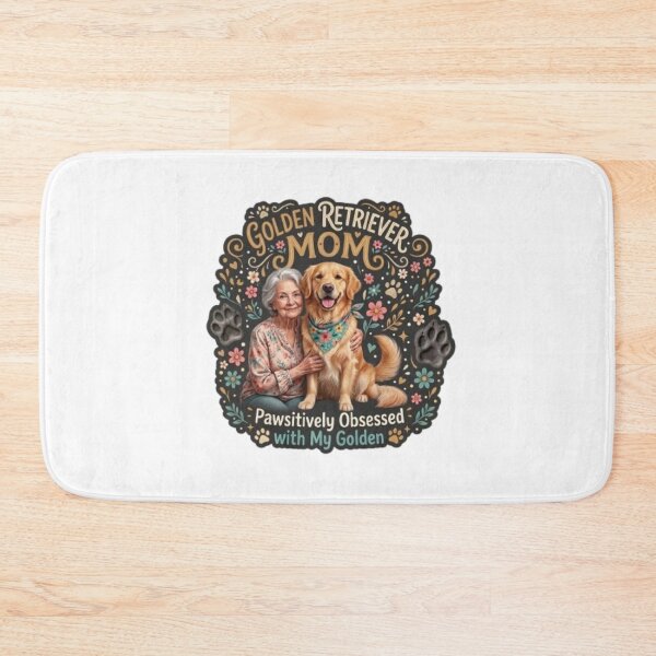 Item preview, Golden Retriever Mom Shirt - Pawsitively Obsessed Dog Lover Tee designed and sold by Baldazar.