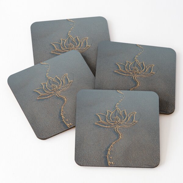 Item preview, Detailed Lotus Flower Drawing In Sand designed and sold by chase-thewave.