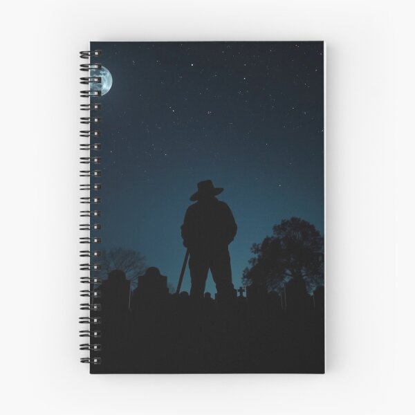 Item preview, Graveyard Cowboy Silhouette Under Full Moon designed and sold by EllDAV777.