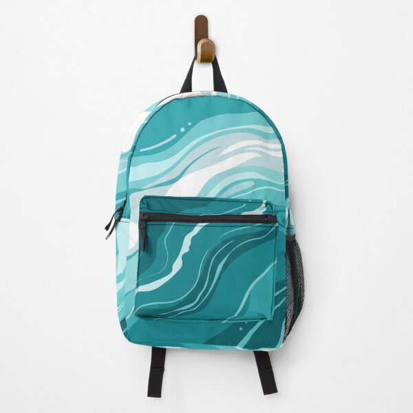 Item preview, Turquoise Marble Illustration with White designed and sold by Ciervo Primavera.