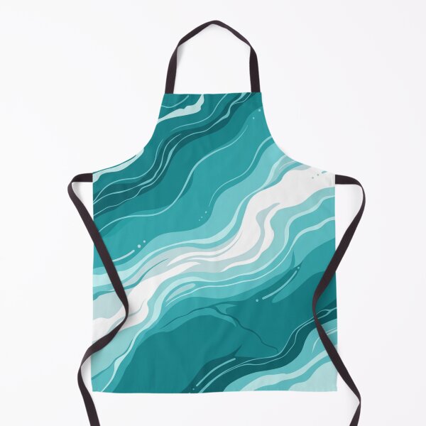 Item preview, Turquoise Marble Illustration with White designed and sold by Ciervo Primavera.