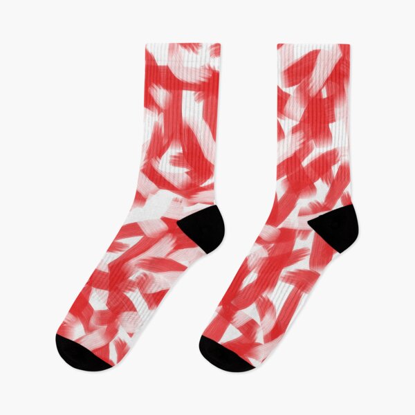 Item preview, White and Red Abstract Poland designed and sold by Ameliatra Design.