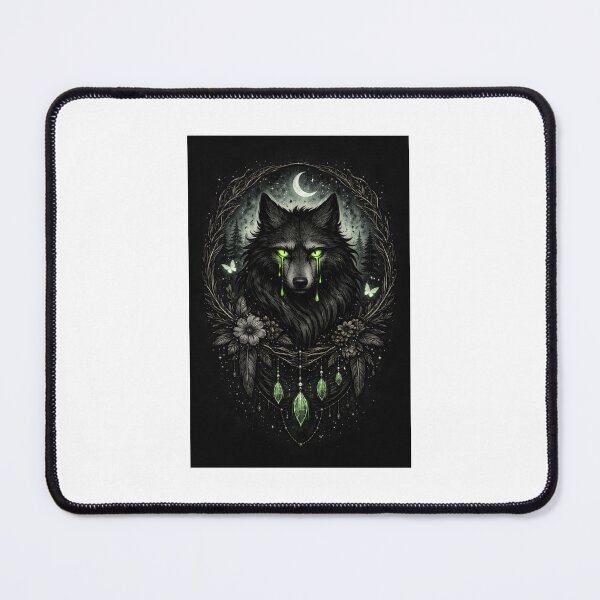 Item preview, Grief Wolf Emblem designed and sold by Wolf-Bird-Nest.