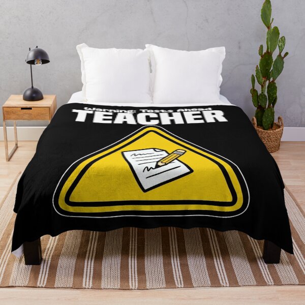 Item preview, TEACHER - WARNING: TESTS AHEAD designed and sold by KEF Custom.